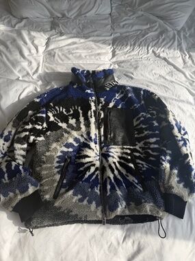 Amiri Tie Dye Track Jacket Blue/Black- Men’s